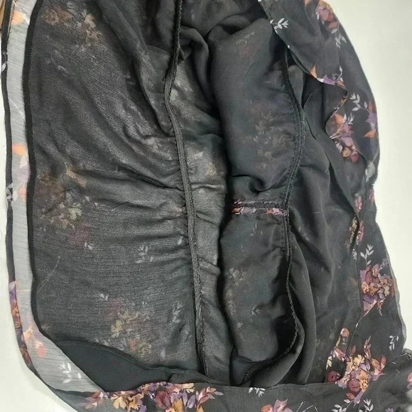 1. State V neck Long sleeve Floral Chiffon Blouse 2X - Picture 6 of 9